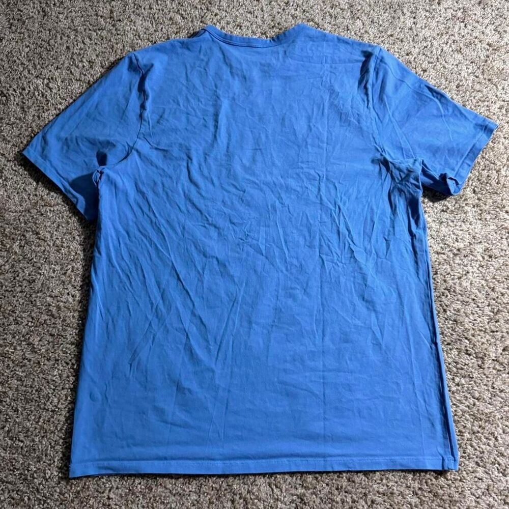 Lululemon Men Small Blue Athletic T-Shirt Workout Gym Short Sleeve Tee (19x26.5) - Picture 4 of 5